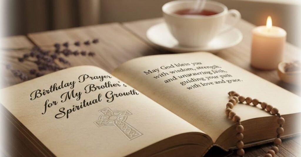 Birthday Prayer for My Brother's Spiritual Growth