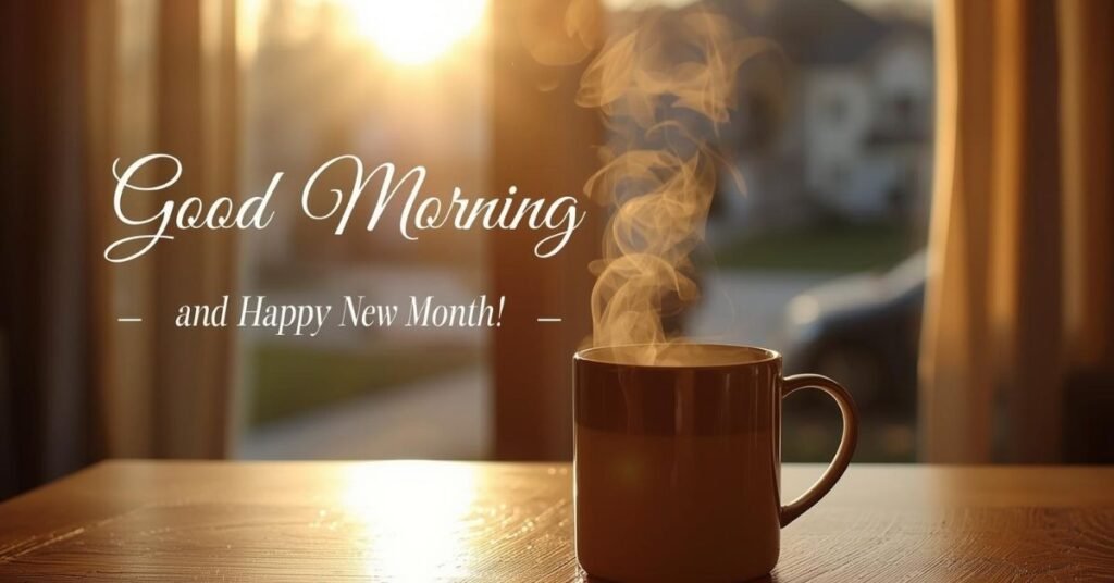 Good Morning and Happy New Month Messages