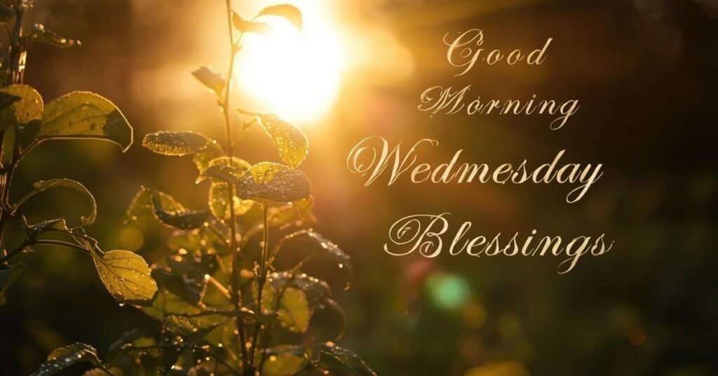 Good Morning Happy Wednesday Blessings