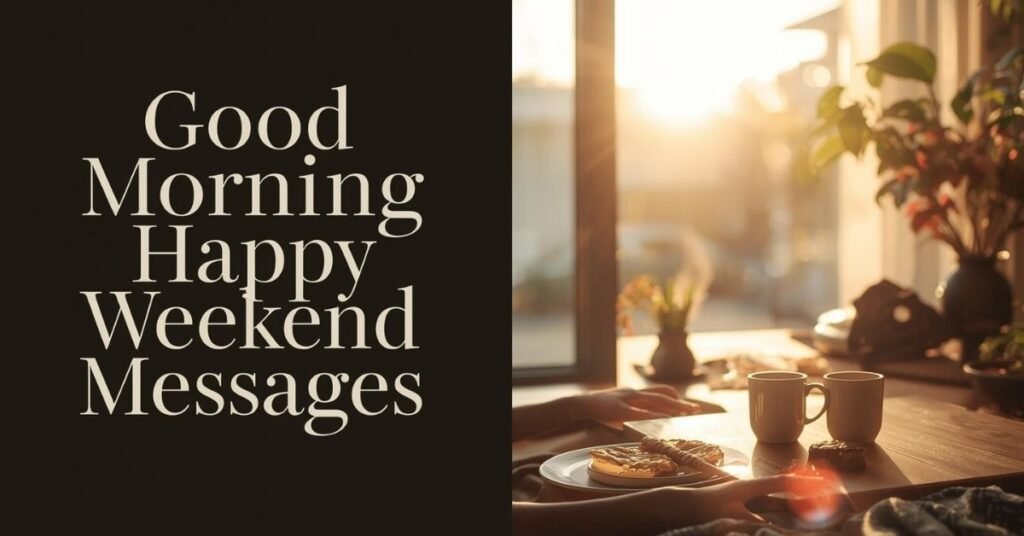 Good Morning Happy Weekend Messages