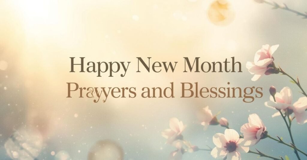 Happy New Month Prayers and Blessings