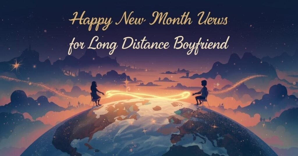 Happy New Month Wishes for Long Distance Boyfriend