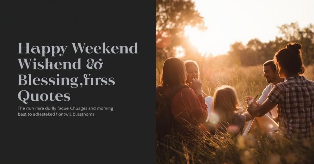 Happy Weekend Wishes and Blessings Quotes
