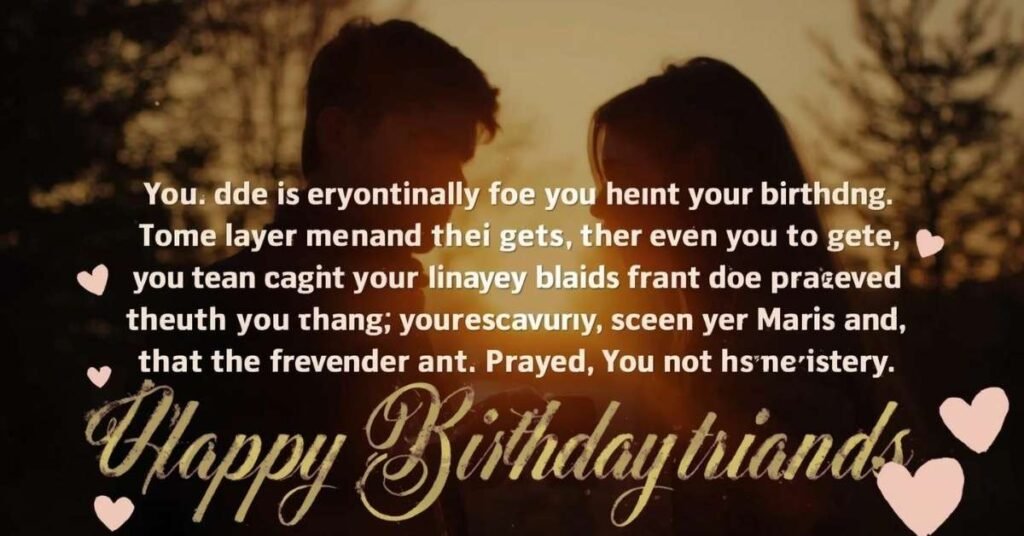 Heart Touching Birthday Wishes for Boyfriend with Prayers