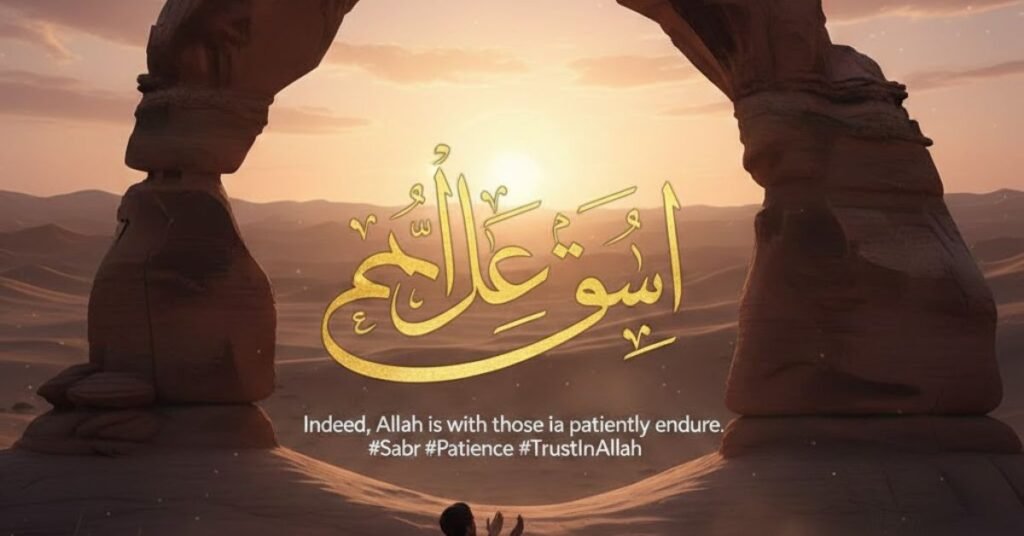 Inspirational Islamic Captions About Sabr