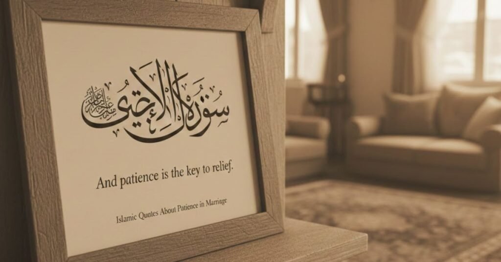 Islamic Quotes About Patience in Marriage