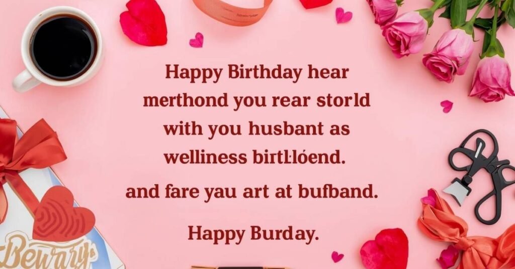 Romantic birthday wishes for husband or boyfriend 