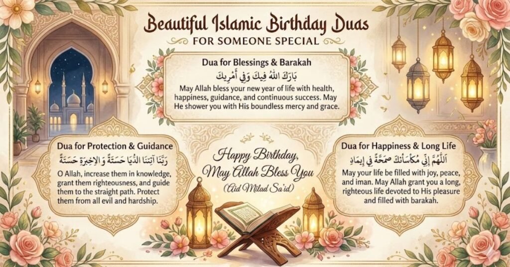 Beautiful Islamic Birthday Duas for Someone Special
