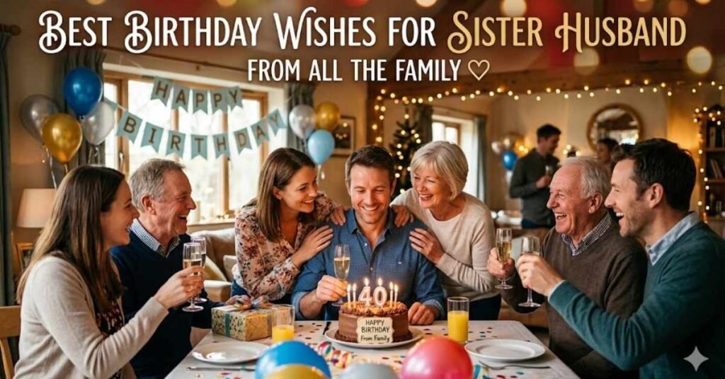 Best Birthday Wishes for Sister Husband from Family