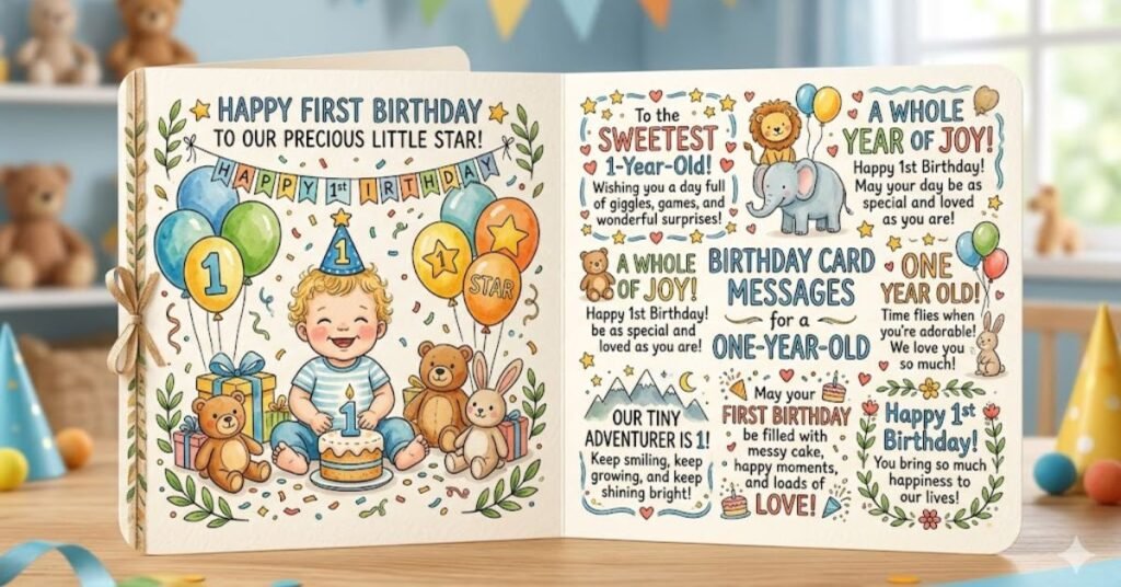 Birthday Card Messages for a One-Year-Old