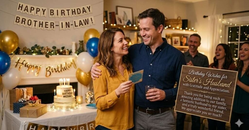 Birthday Wishes for Sister Husband with Gratitude and Appreciation