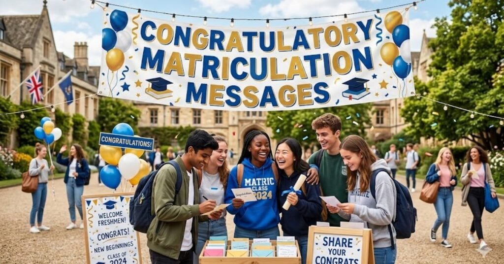 Congratulatory Matriculation Messages