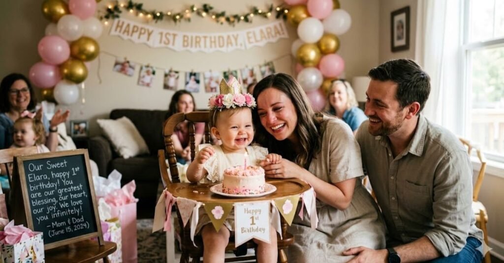 Emotional First Birthday Wishes for Baby