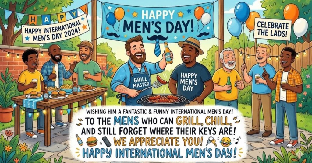 Funny Happy International Men’s Day Wishes to Make Him Smile