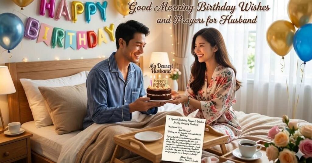 Good Morning Birthday Wishes and Prayers for Husband