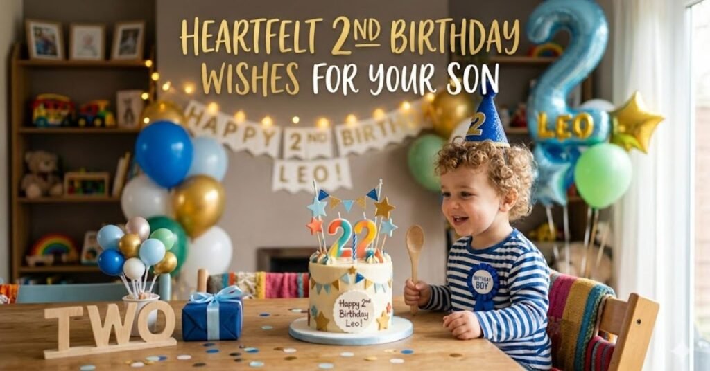 Heartfelt 2nd Birthday Wishes for Your Son
