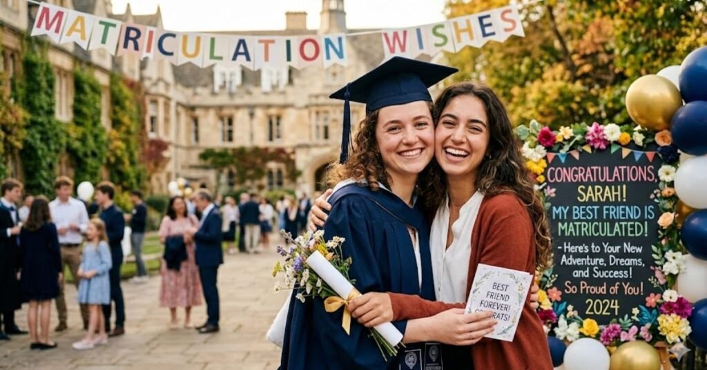 Matriculation Wishes for Best Friend