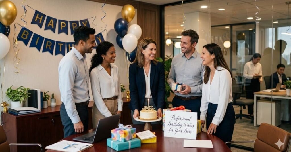 Professional Birthday Wishes for Your Boss