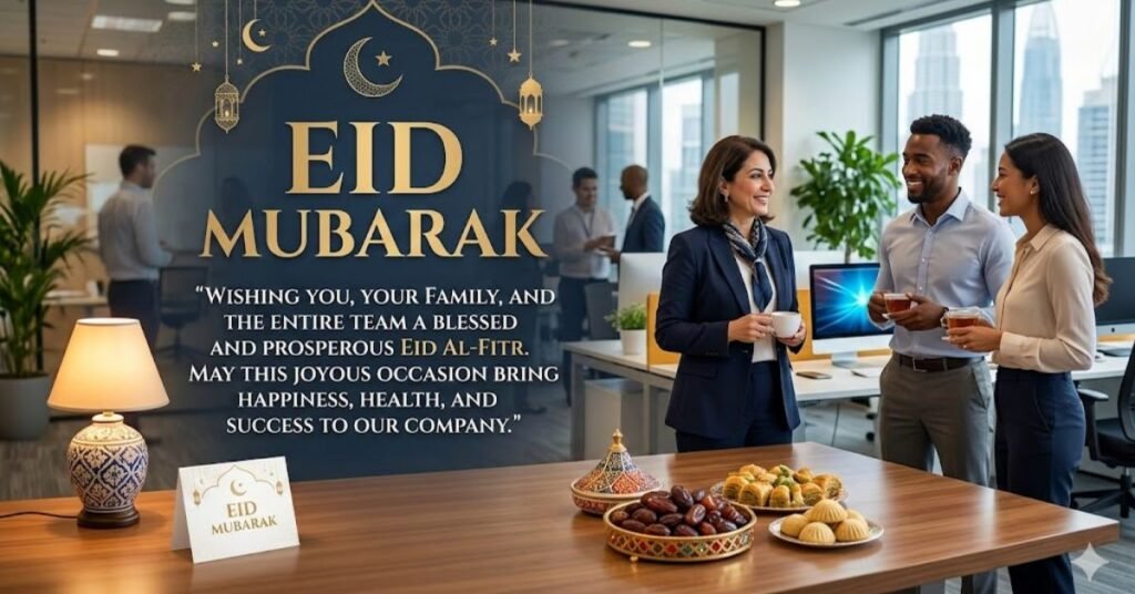 Professional Eid Mubarak Wishes for Boss and Coworkers