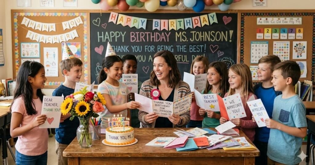 Thank You Birthday Messages for Teacher