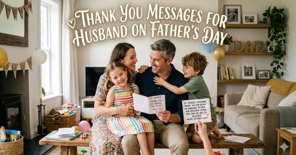 Thank You Messages for Husband on Father’s Day