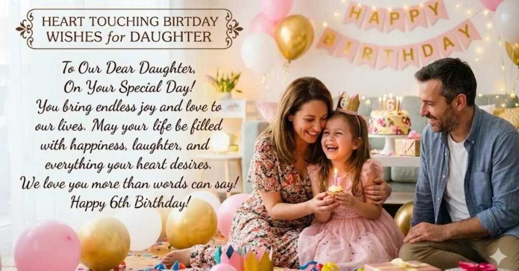 Heart Touching Birthday Wishes for Daughter