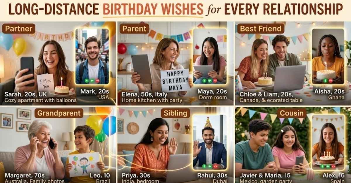 Long-Distance Birthday Wishes for Every Relationship