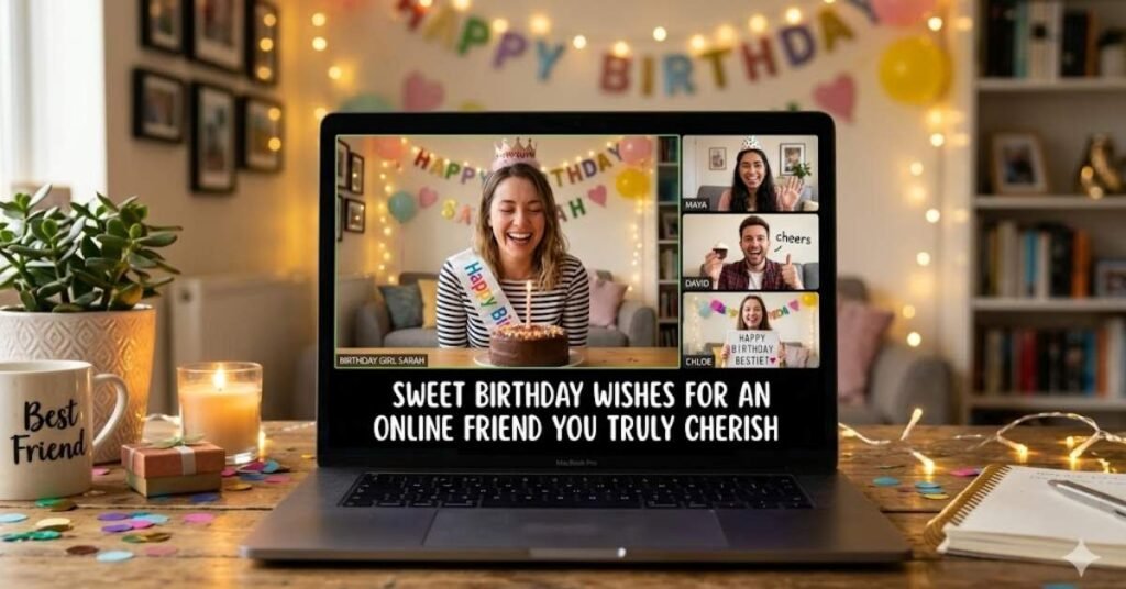 Sweet Birthday Wishes for an Online Friend You Truly Cherish