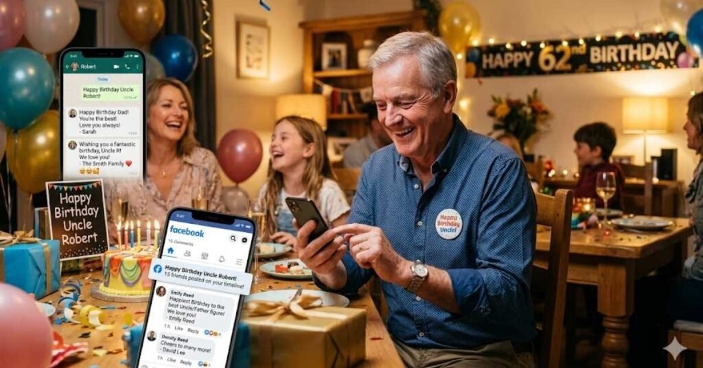 WhatsApp and Facebook Birthday Wishes for Uncle Like a Father
